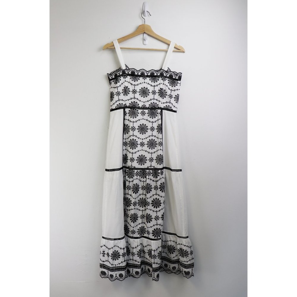 NWT Veronica Beard Sasha Embroidered Midi Dress 2 - Picture 9 of 9